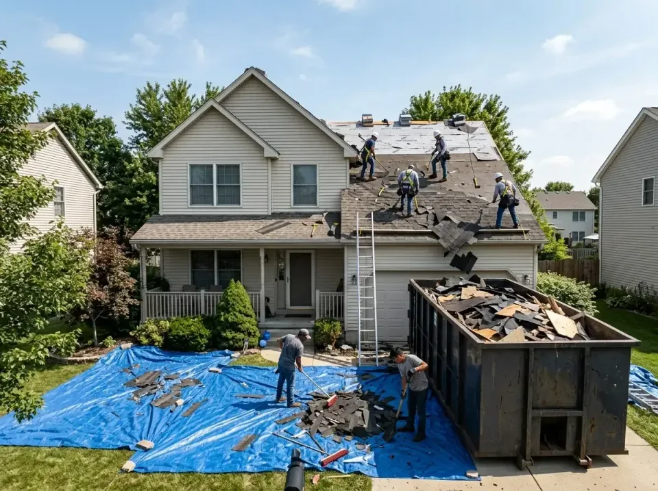 roof-replacement-debris-remova-004 — frequently asked questions, Cheapest Dumpster Rentals in Hot Springs Village, AR